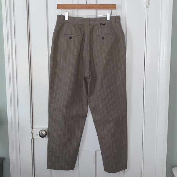 VINTAGE LEE CASUALS MICRO PLAID HIGH RISE TAPERED LEG PANTS - Picture 8 of 8